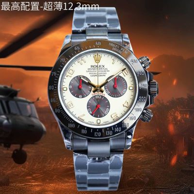 ROLEX Daytona 40*12.3MM 904L Steel 7750 Mechanical Movement Watch